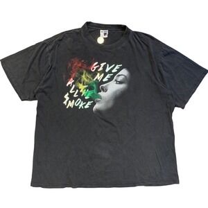 phat doc give me all the smoke reggae tshirt Mens 3XL Black